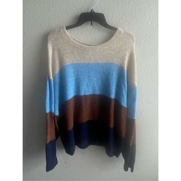 ❤️H & M Women’s Stripe Sweater - Picture 1 of 4